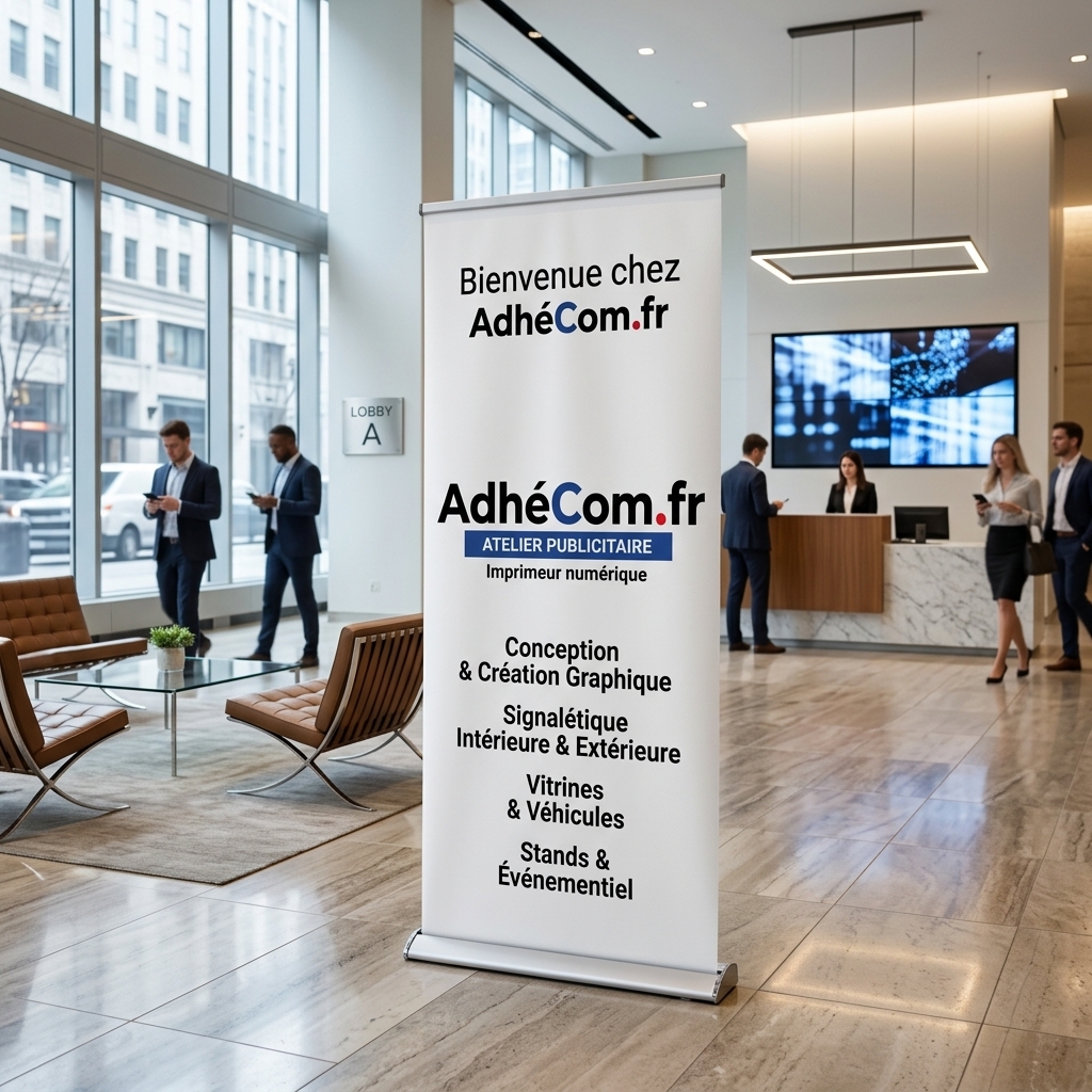 Kakémono autoportant